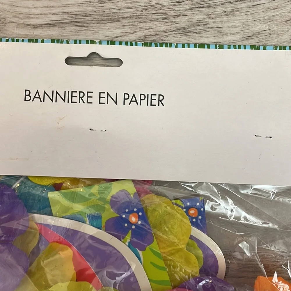 New In Package Flower Garland Multi-Color - Free Added to Any Bundle of 2